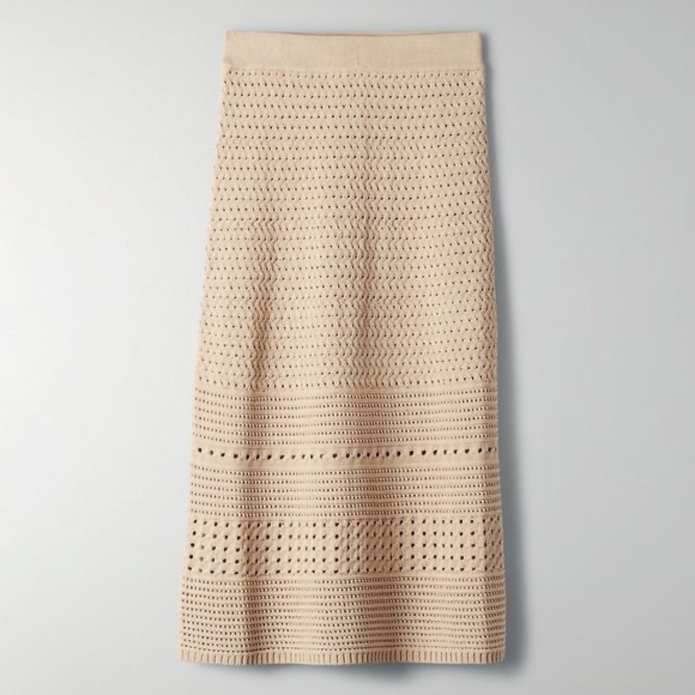 TAN WILFRED HEIRLOOM SKIRT